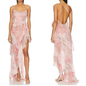 sachin and babi light blue dress Samara Red and Pink Cami Dress main image 1